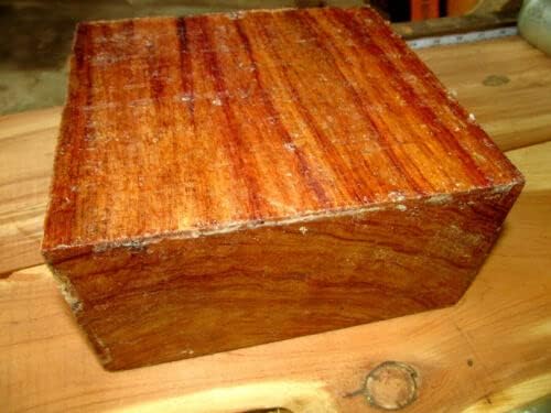 Lumber Wood for Woodworking - Construction - Landscaping Beautiful Exotic Canary Bowl Blank Lathe Turning Block 8" X 8" X 3"