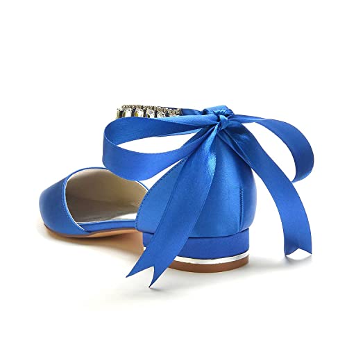 Women's Classic Pointed Toe Ballet Flats - Slip-On Knit Design, Comfortable Dress Shoes in Black & Nude2