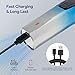 PHXCHAM Rechargeable Waterproof Electric Shaver, Electric Razor for Men, Wet & Dry Shaving with Pop-up Trimmer, 1 Hour Fast Charging, for All The Men in Your Life