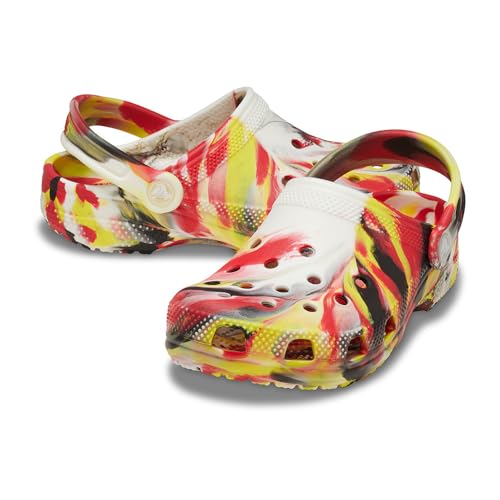 Image of Crocs Unisex-Child Classic Watercolor Marbled Clog