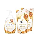 Dove(ダヴ) ビューティーモイスチャー 泡ボディウォッシュ キンモクセイ 本体+詰め替え用 540g+430g×2個 ボディソープ