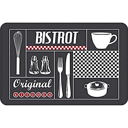 Douceur d'Intérieur SET DE TABLE 28.5 x 44 CM POLYPROPYLENE OPAQUE BISTROT ORIGINAL Multicolore