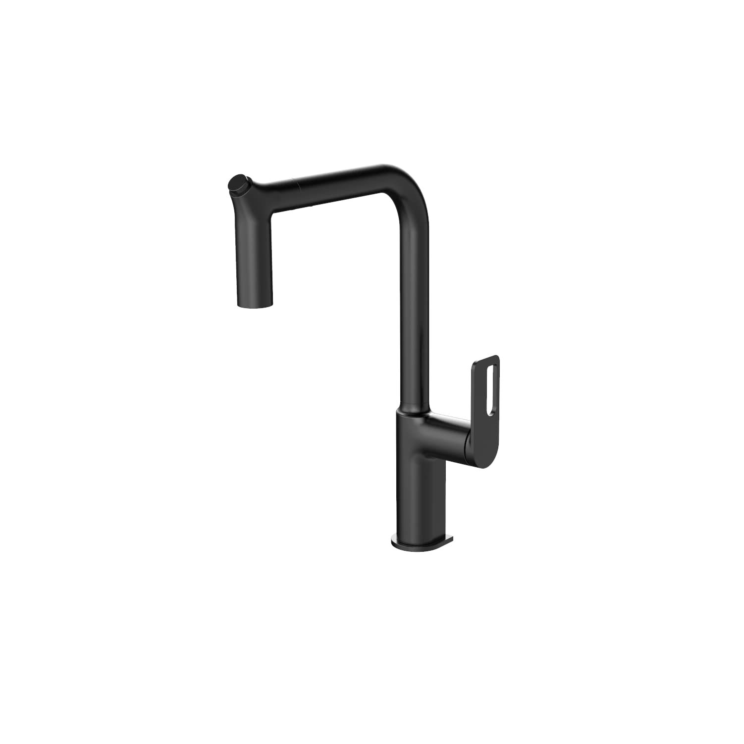 INEX EUROPA Robinet de cuisine avec tuyau amovible 5 ans de garantie noir mat en acier inoxydable modèle KED88588 économie d'eau haute pression réglable