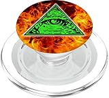 Shane Dawson 260012 Illuminati Fire PopSockets Stand for Smartphones & Tablets PopSockets PopGrip: Swappable Grip for Phones & Tablets PopSockets PopGrip for MagSafe
