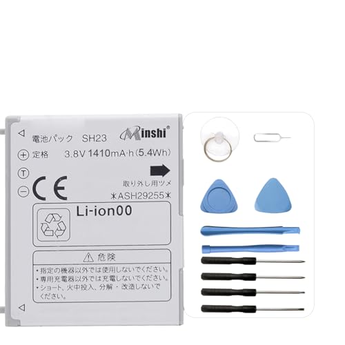 SHARP�Ή� SH-01C/SH-07B/SH-09B/SH-02C/SH-04C/SH-08C/SH-09C/SH23/ASH29255 �d�r�Ή��p 3.8V 1410mAh �݊��o�b�e���[�C���p ��t�H��t�� 2025DJ