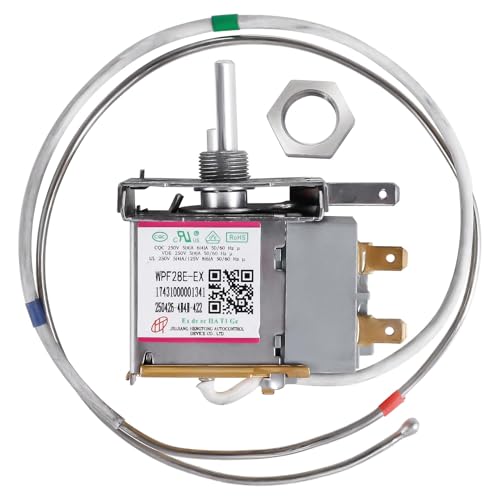 Termostato WPF28E-EX de 2 pines para congelador Midea y Arctic King