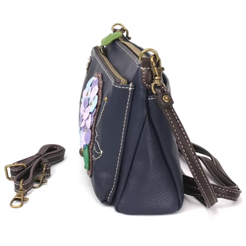 Image of CHALA RFID Protected Vegan Leather Deluxe Crossbody Bag with Adjustable Straps