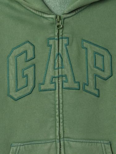 GAP Boys' Logo Full-Zip Hoodie4