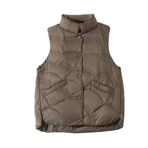 Gilet sans manches à col montant pour rester au chaud sans s'encombrer