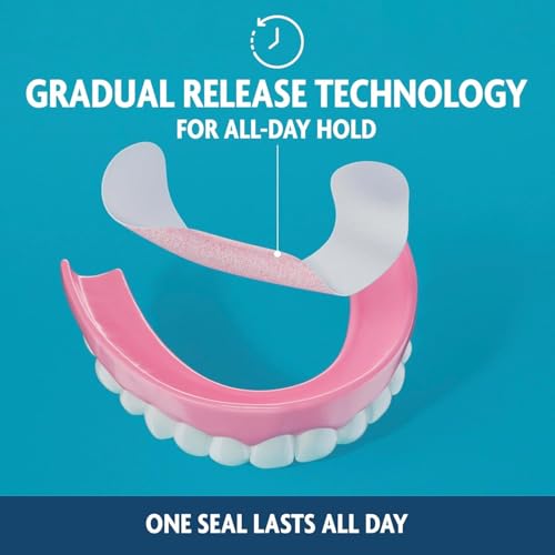 Sea Bond Secure Denture Adhesive Seals, Original Uppers, Zinc-Free, All-Day-Hold, Mess-Free, 30 Count (Pack of 1) - Thumbnail 6