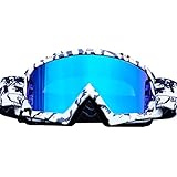 BATFOX Ski Goggles for Men Women Snowboard Goggles Snow Goggles for Men Snowboarding Youth UV400 OTG Dust-proof Anti-Slip Strap (REVO Tint)