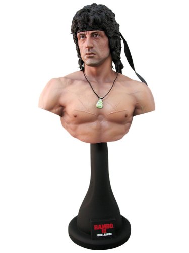 Amazon.com: Rambo III 1:4 Scale Hot Toys Bust : Toys & Games
