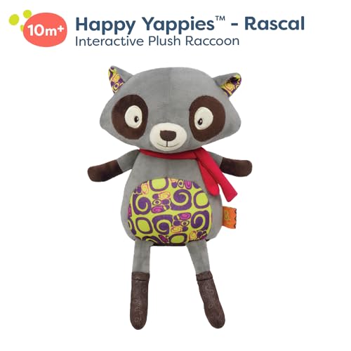 Animaux en Peluche Interactive Raton Laveur Parlant Éveil 10 Mois
