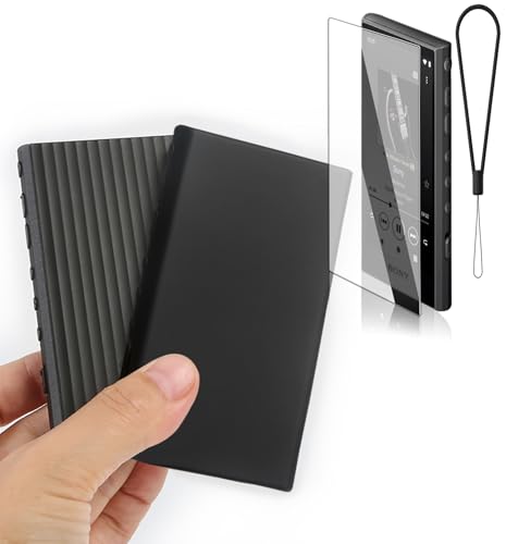 Soft TPU Protective Case Cover for Sony Walkman NW-A300 Series NW-A306 NW-A307 (Black)