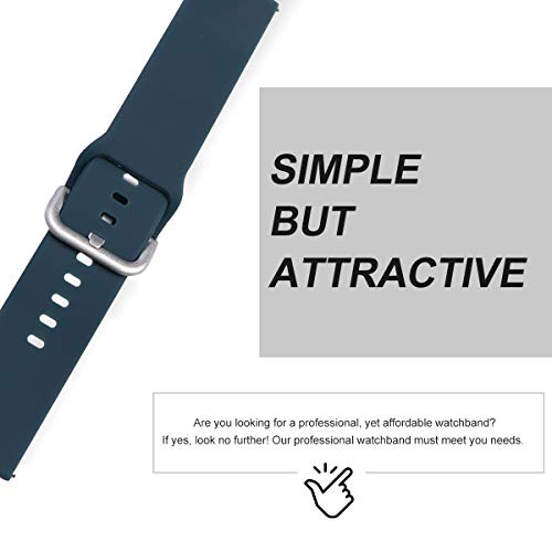 Pulseira masculina 1 pc 22mm Xiaomi Smart Sports Watch Band Silicone compatível para Haylou Solar