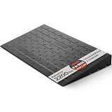 VEVOR 4" Rise Rubber Threshold Ramp, 3 Channels...