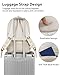 MATEIN Extra Large Backpack for Women, 18 Inch TSA College Backpack with Multiple Compartments & USB Charging Port, 50 L Fashion Work Computer Carryon for Business, Cream Beige