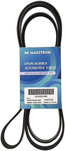 Maustron 6K923 Drive Belt High Performance V-Ribbed Serpentine Belt Replace