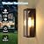 2-Pack Outdoor Wall Lanterns, 13'' Exterior Waterproof Wall Sconce with Clear Glass Shades, Oil Rubbed Bronze Porch Lights, Anti-Rust E26 Outdoor Lights for Outside Patio Garage Front Door House
