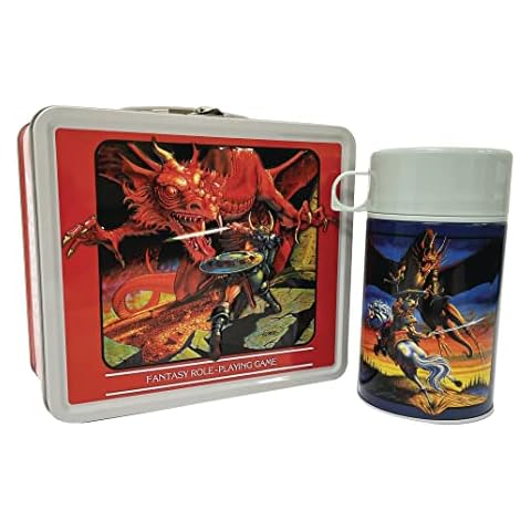 SURREAL ENTERTAINMENT Dungeons & Dragons: Players Manual Tin Titans PX Lunchbox Cover
