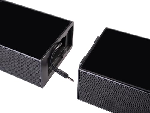 auvisio Soundbox: 2.1-Soundbar mit integriertem Subwoofer, 180 W, Bluetooth 5, HDMI, AUX (Soundbar Für Fernseher, mit eingebautem Subwoofer, BT) – Bild 5