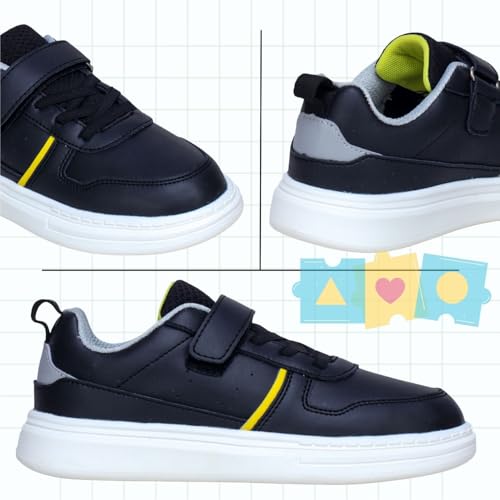 Image of TRASE Kids Sneakers for Boys & Girls | Lace-Up Closure | Stylish, Lightweight & Comfortable Unisex Shoes for Outdoor, Casual