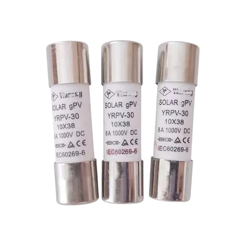 Fusibles YRPV-30 en céramique durable pour protection photovoltaïque durable DC 1000V