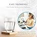 NSF Certified 5 Stage Reverse Osmosis RO Water Filters Replacement Set 100 GPD RO Membrane Standard 10 Inch Inline Water Filter with 1/4-Inch Quick-Connect