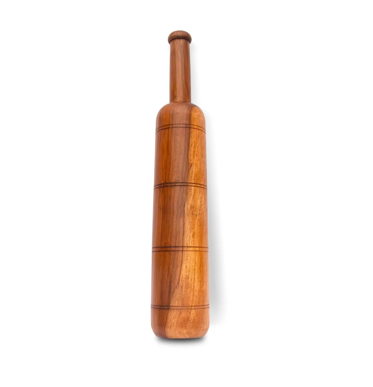 Wooden Mudgar for Strength Training | Indian Club for Shoulder Mobility, Grip & Wrist Power | Akhada Traditional Workout Equipment | Solid Wood Gada for Home Gym Fitness (5-7 KG)-image-43