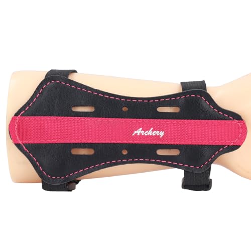 SUNGOOYUE Kinder Armschutz für Bogenschießen – Verstellbarer, atmungsaktiver Armguard mit 4 mm Dicke für Recurvebogen & Bogentraining, ideal für Kinder und Jugendliche