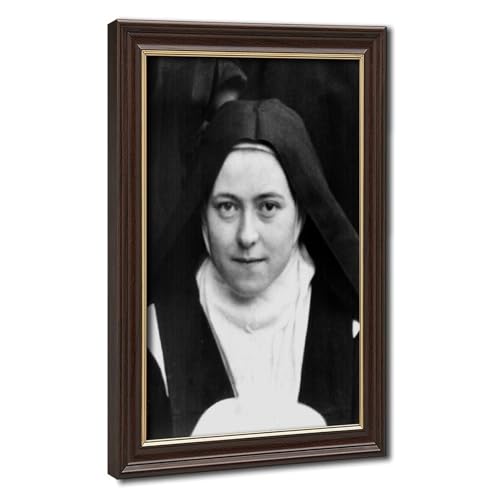 Toile Sainte Thérèse de Lisieux pour décoration murale bureau et coin prière