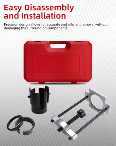 FreeTec Längslenkerbuchsen Werkzeug Set für Ford Mondeo Mk4, S-Max, Galaxy, for Volvo S60, S80, XC60 – Hinterachsbuchsen & Querlenkerbuchsen