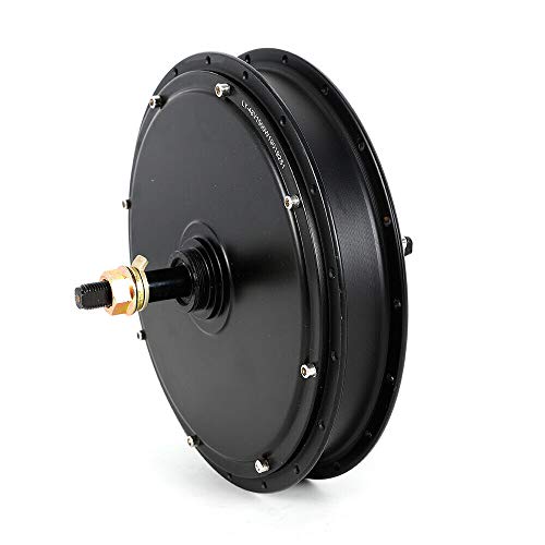 48V 1500W Bike Hub Motor, Electric Bicycle Hub Motor Kit with Disc Brake E-Bike Hub Wheel Motor for 20-28in Bikes Brushless Gearless Rear Hub Motor E-Bike Hub Motor for Rear Wheel