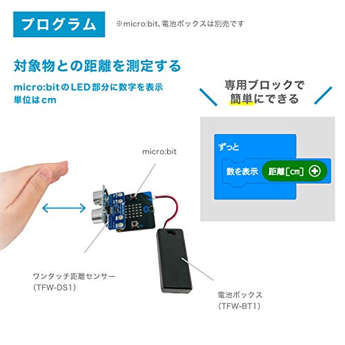 複数のmicro:bitモジュールとセンサーを組み合わせた実験装置の配置図