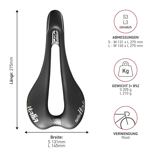 Selle Italia SLR TM Superflow Sattel schwarz – L3