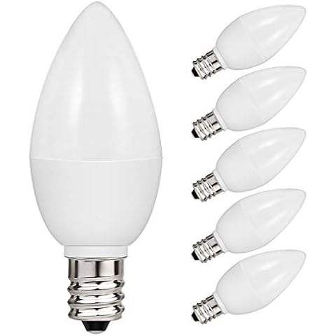 Bombillas LED C7 S6 de 1 W, luz blanca 6000 K Cover