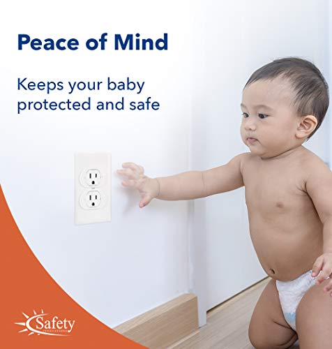 Safety Innovations, Ultimate Outlet Safety Cap, Baby Proofing Outlet Plugs, Child Safety Electrical Outlet Covers, Easy Installation, Protect Toddlers and Babies from Accidental Shock Hazard - 50 Pack - Thumbnail 6