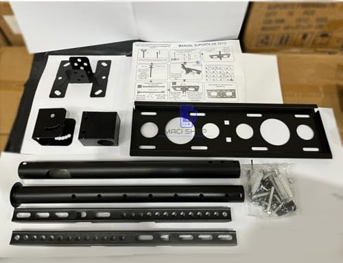 Suporte De Teto Para Tv 26'' a 70'' Giro 360° Inclinável Lcd Led Qled Oled