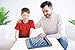 Lexibook ChessLight, Electronic Chess Game with Touch-Sensitive Keyboard and Light and Sound Effects, 64 Levels of Difficulty, Battery or Plug, Blue/Grey, LCG3000US