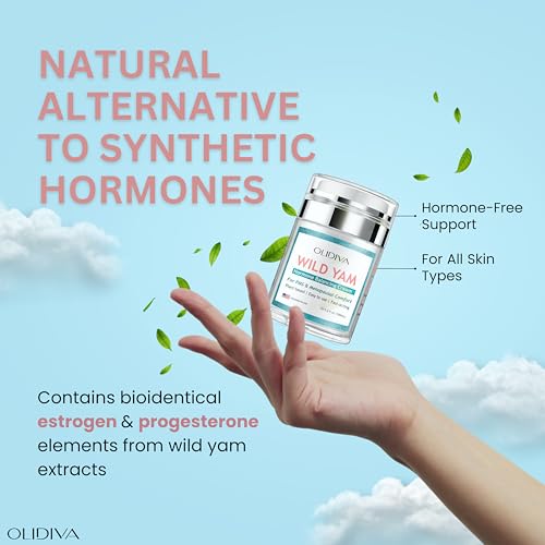 Wild Yam Cream, Hormone Balance for Women | Natural Estrogen & Progesterone Free Hormone Support | For PMS & Menopausal Comfort | Day & Night Cream for Hot Flashes & Night Sweats, (3.4 oz) - Image 4