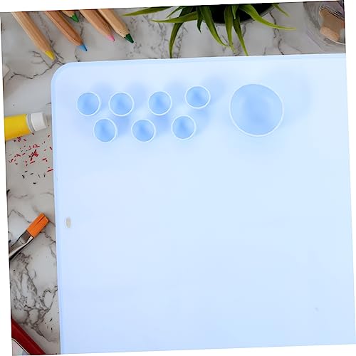 TEHAUX 2 Conjuntos tapete de desenho de silicone deskpad tapete dobravel ferramentas infantis artes