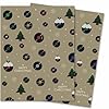 Christmas Vinyl Wrapping Paper - 2 Sheets of Vinyl Records Gift Wrap - 70x50cm - Music - Retro - LP - Album - Recyclable & Eco Friendly #1