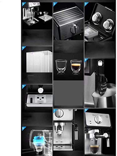 Cafetera semiautomática de bomba 1.1 L programable miniatura 6