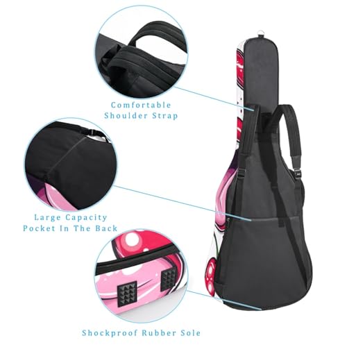 Housse guitare 109 cm imperméable pour éviter la pluie et l'eau - 3