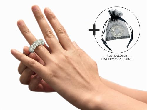 Foto von PALOTO® [ORIGINAL] Premium Shampoo Bürste - Silikon Kopfmassage Bürste für manuelle Wellness Kopfhaut Massage - GRATIS Finger Massage Ring - Stimuliert das Haar Wachstum, wirkt gegen Schuppen