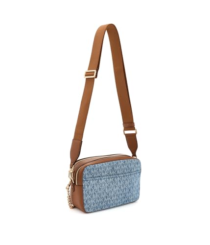 Image of Michael Kors Bryant Medium Double Zip Chain Camera Crossbody Bag