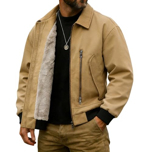 Chaqueta de entretiempo para hombre, ligera, chaqueta cortavientos, chaqueta clásica con bolsillos, chaqueta para hombre, chaqueta de corte regular, chaqueta de aviador, chaqueta de aviador, chaqueta