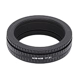 Rango focal ajustable: Con un rango focal ajustable de 17 mm (mínimo) a 31 mm (máximo), el adaptador proporciona una distancia de ajuste de 14 mm, lo que garantiza un enfoque claro tanto para fotografía macro como lejana.