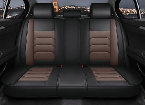 Fundas de asiento para Audi A6 C8 que protegen la tapicería de manchas, juego universal marrón 2