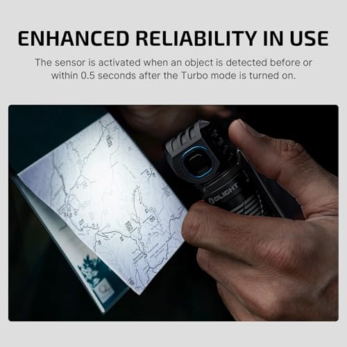 OLIGHT Perun 3 Rechargeable Headlamp Flashlight, 3000 Lumens LED Headlight with Red Light, Waterproof Head Lamp with Headband for Outdoor Camping, Hiking, Working(Black)